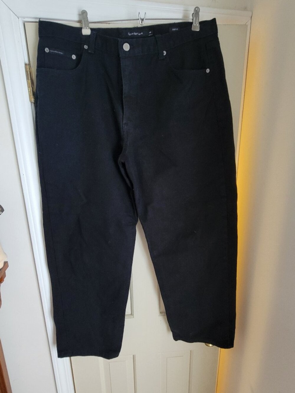 Calvin Klein Easy Fit Jeans Black - Size 40 x 30